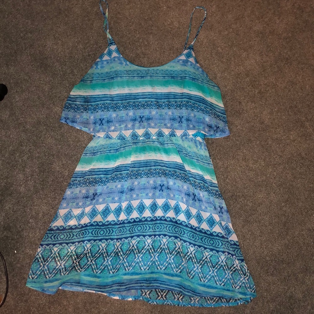 Spaghetti strap spring dress